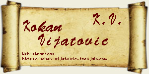 Kokan Vijatović vizit kartica